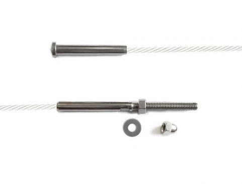 (CBL-TT316) Stainless Steel 316 Grade Cable Railing Threaded Stud ...